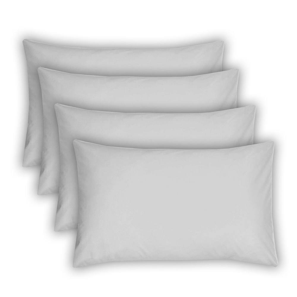 Smart Living Polycotton Housewife Pillowcases 4 Pack 48x74cm Bedding in White
