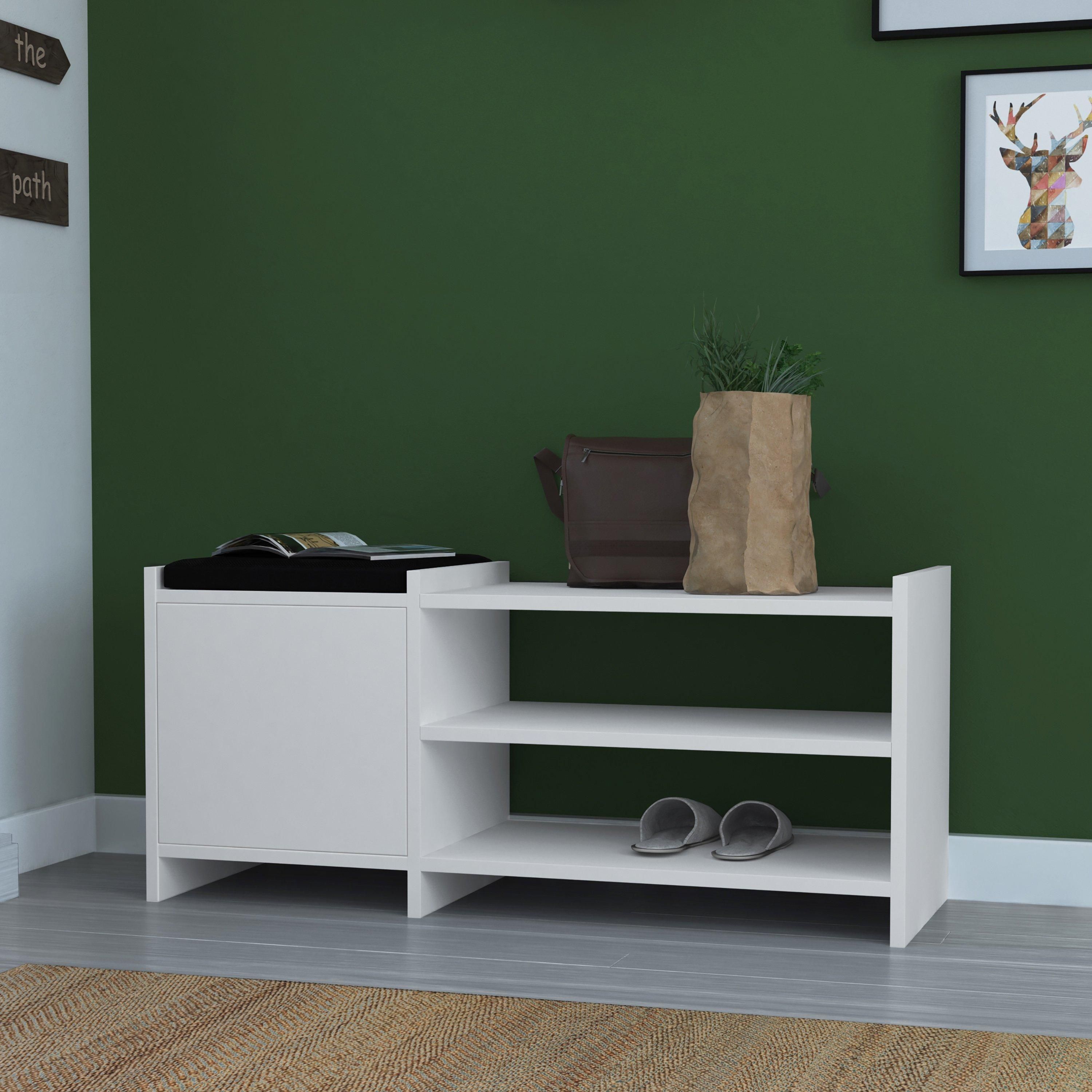 GFW Munslow Hallway Storage Unit in White