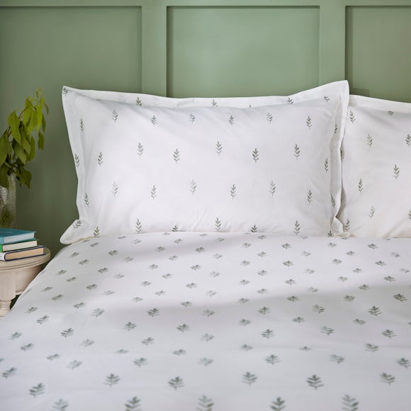 Harper Stem Floral 144 Thread Count 100% Cotton Oxford Pillowcase