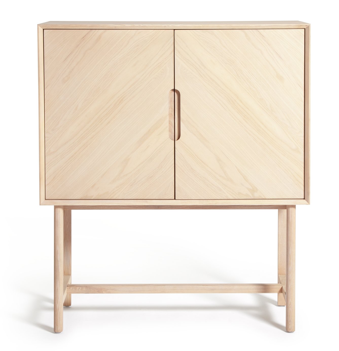 Habitat Halden 2 Door Drinks Cabinet - Natural