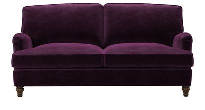 Bluebell 2.5 Seat Sofa Bed in Plum Smart Velvet - sofa.com