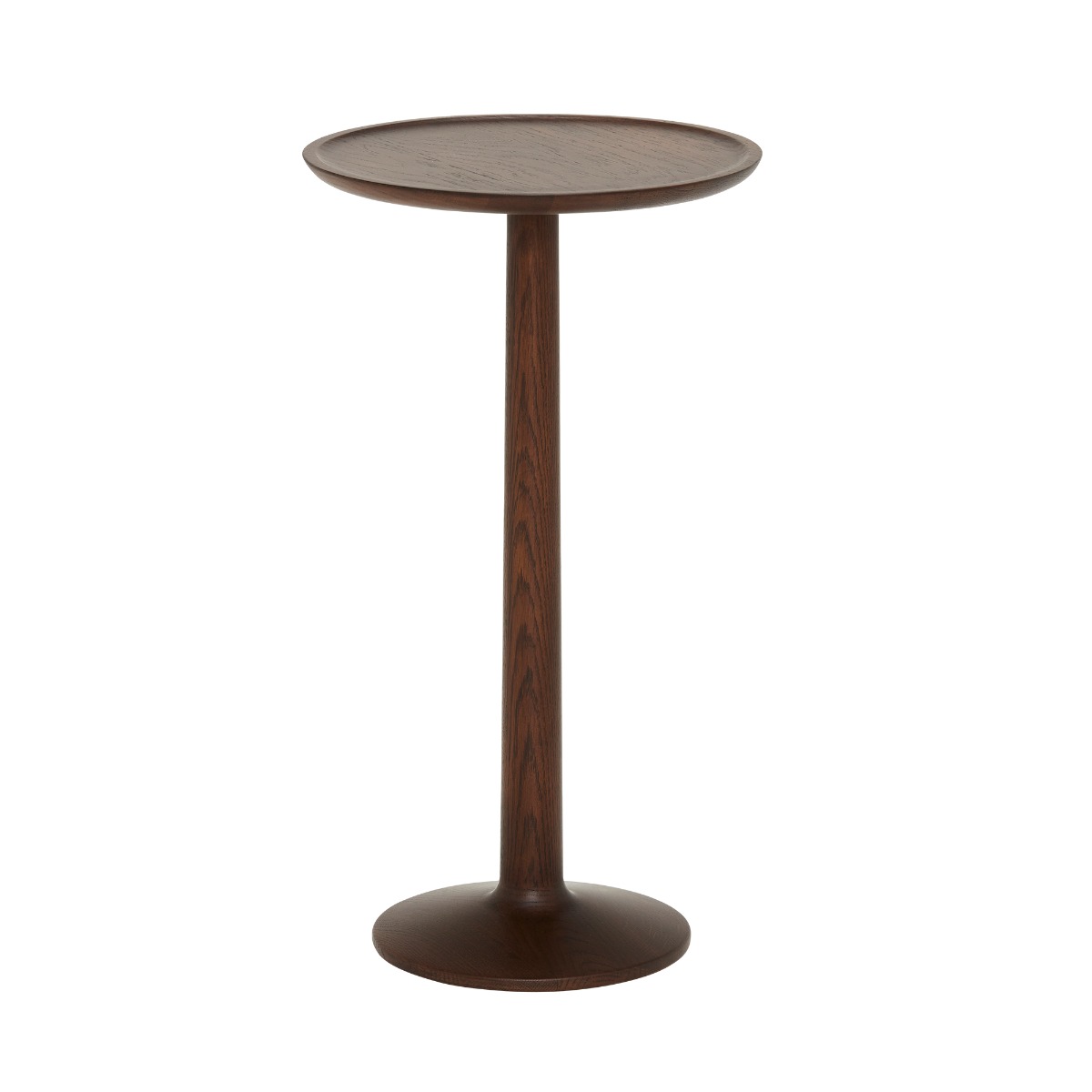 Ercol Siena High Side Table, Dark Wood