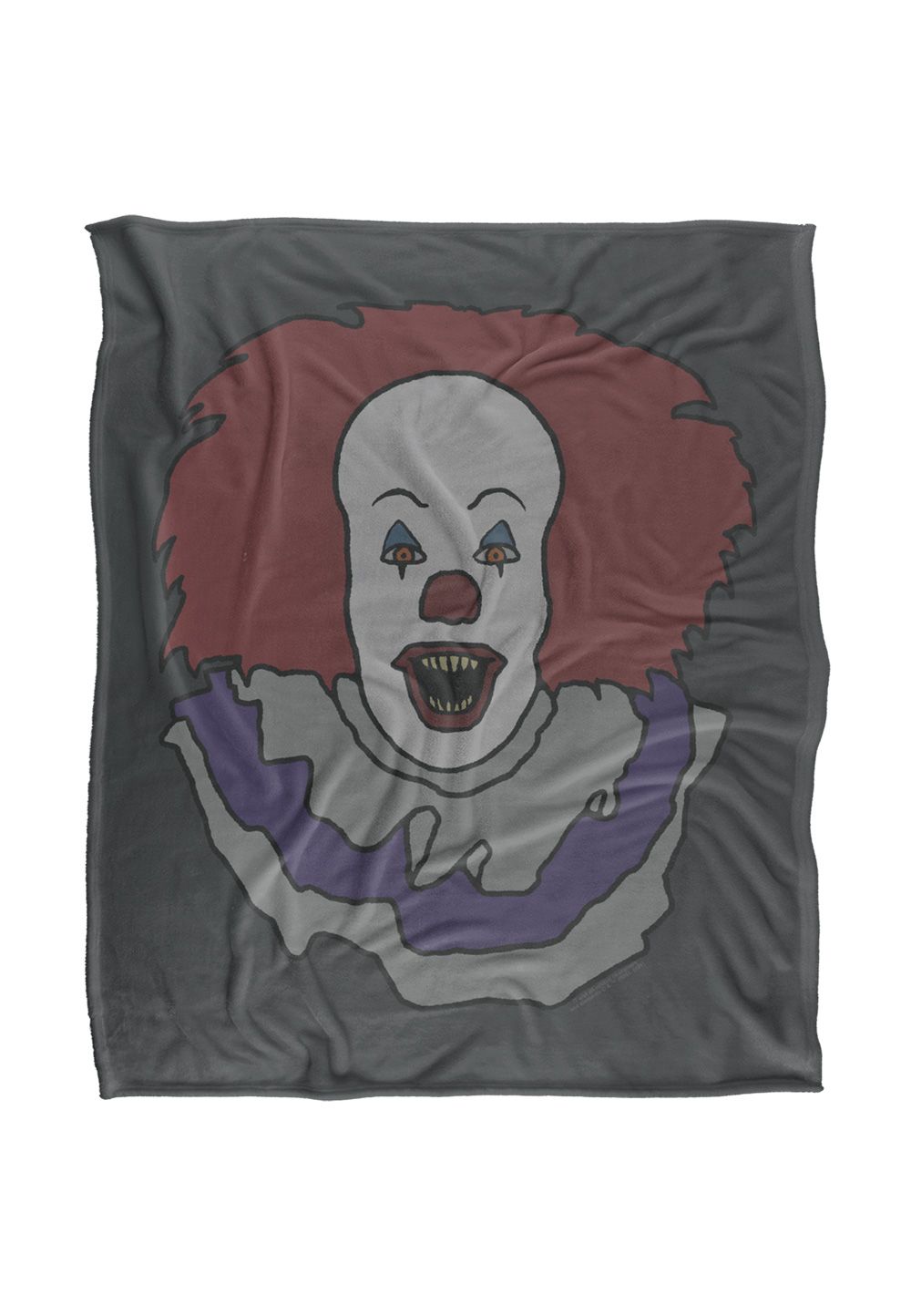 Warner Brothers IT, 152x127 cm Red Balloon Silky Touch Super Soft Throw Blanket in White
