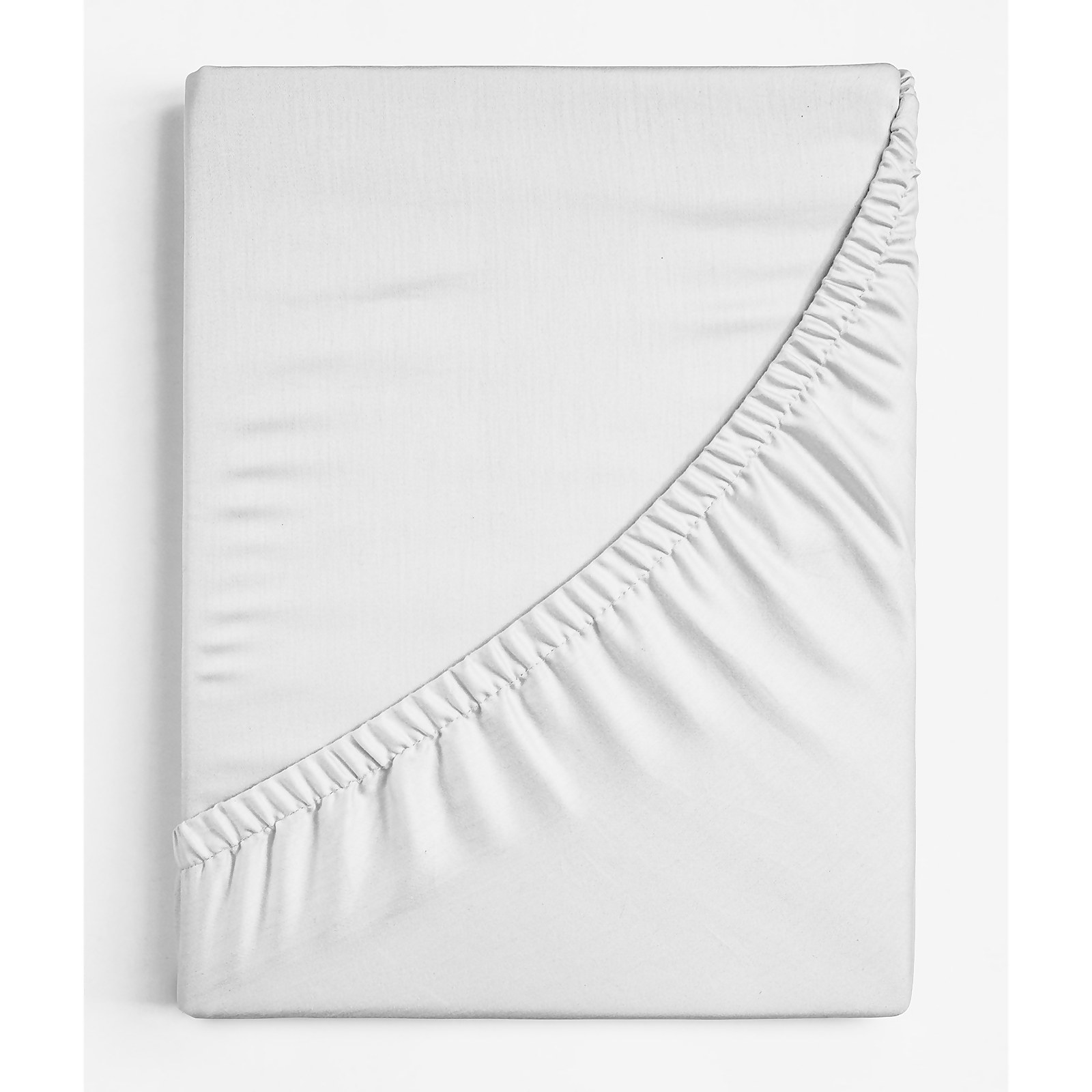 Copenhagen Home Oslo Fitted Sheet - Double - White