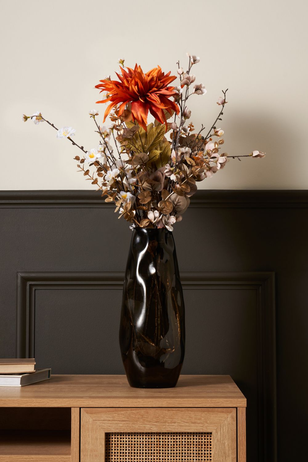 BHS Ombre Glass Vase in Grey