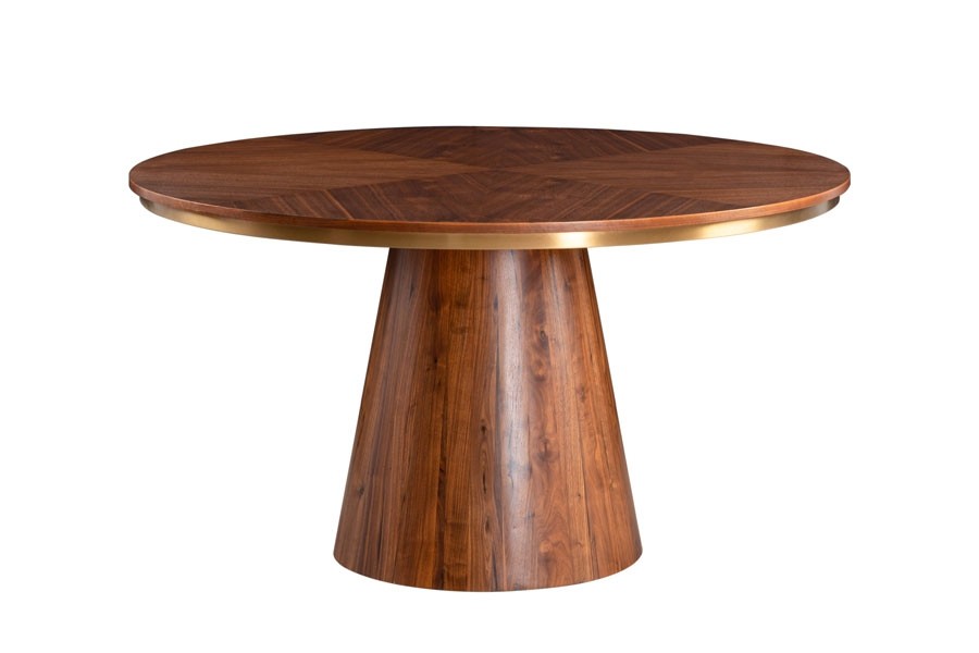 Brewster 4-6 Seat Walnut Dining Table