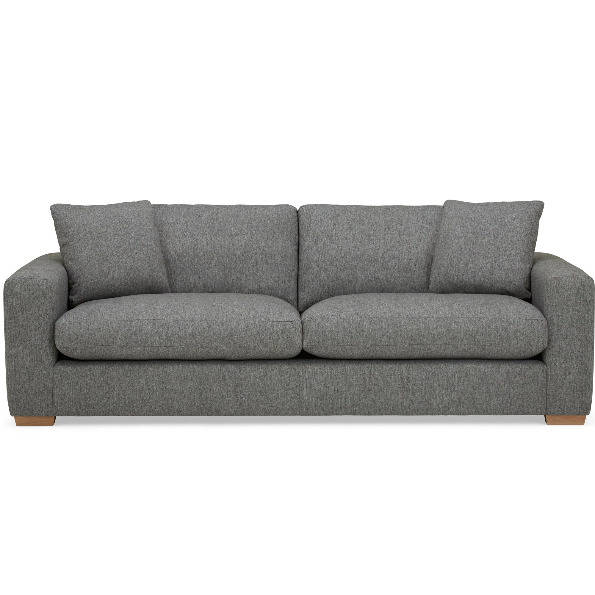 Porto Fabric 4 Seater Sofa - Dark Grey Dark Grey