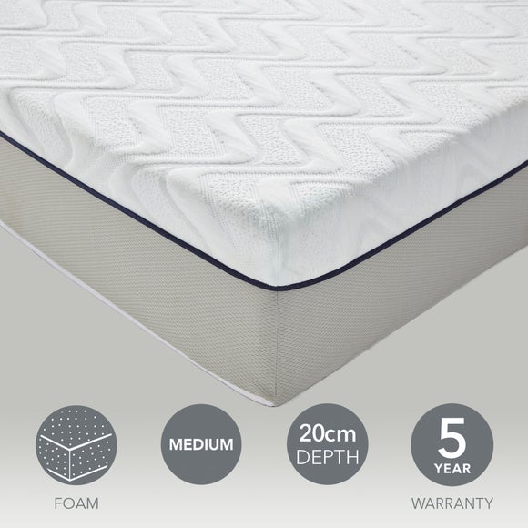 Return - Comfortzone Gel Memory Foam Mattress, Super Kingsize