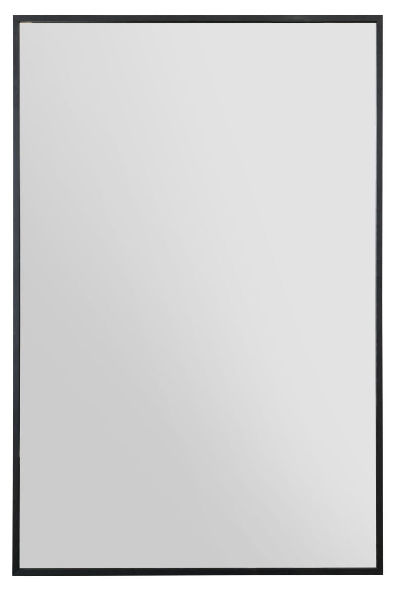 MirrorOutlet The Artus - Black Aluminium Edged Wall Mirror 35" X 24" (90CM X 60CM)