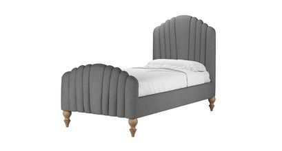 Bella Single Bed in Storm Soft Sustainable Wool - sofa.com