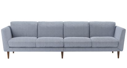 Holly 4 Seat Sofa in Uniform House Herringbone Weave - sofa.com