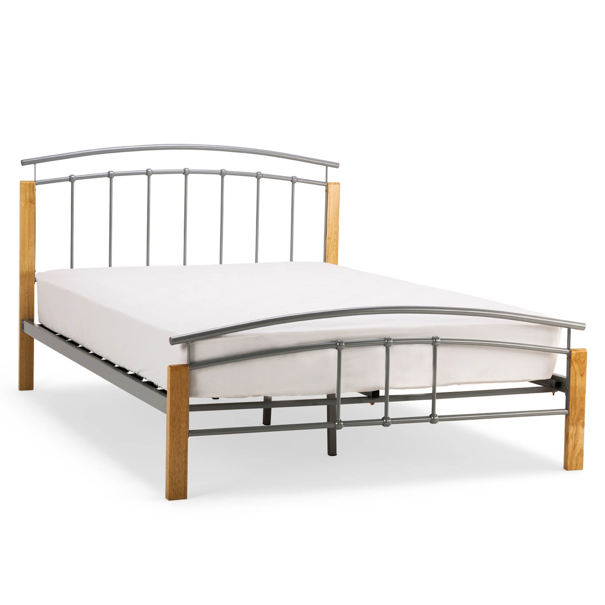 Tetras Metal Bed Frame Silver