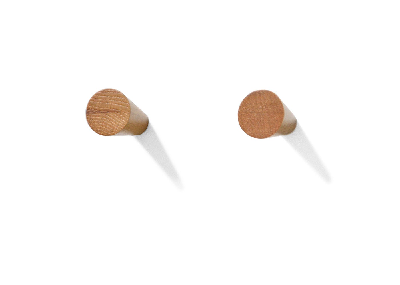 Wireworks Natural Oak Hooks Pack of 2