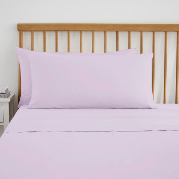 Pure Cotton Kingsize Pillowcase Pair