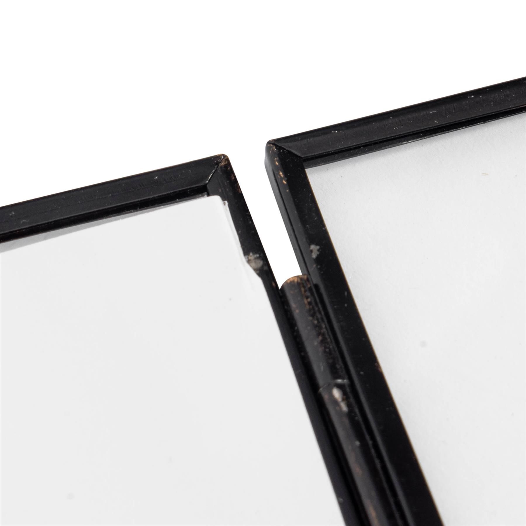 Nicola Spring 2x Hanging Metal Photo Frames - 6" x 4" - Black - Picture Frame Wall Mounted Frame with Rope 4
