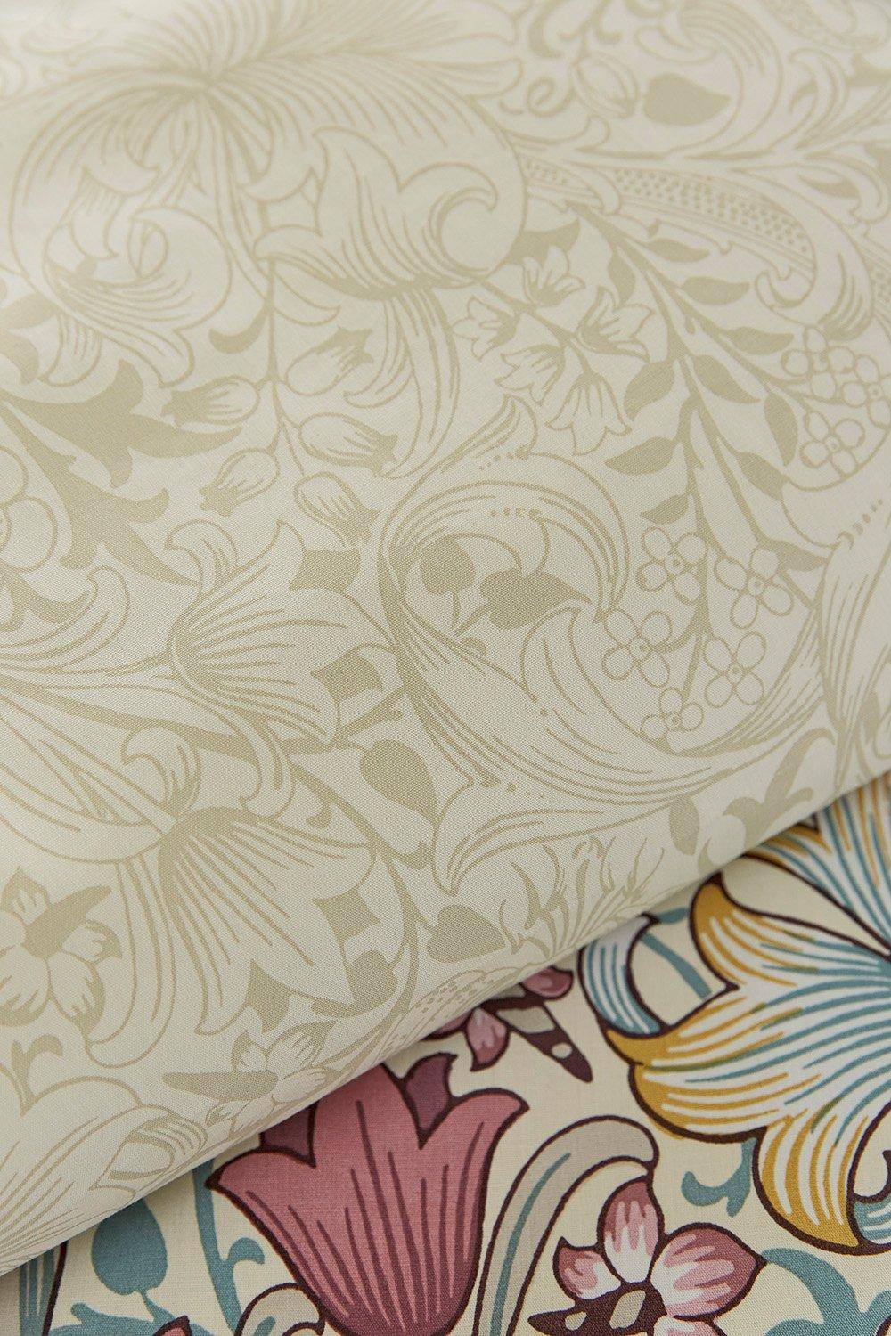 Morris & Co 'Golden Lily' Cotton Duvet Cover Set 3