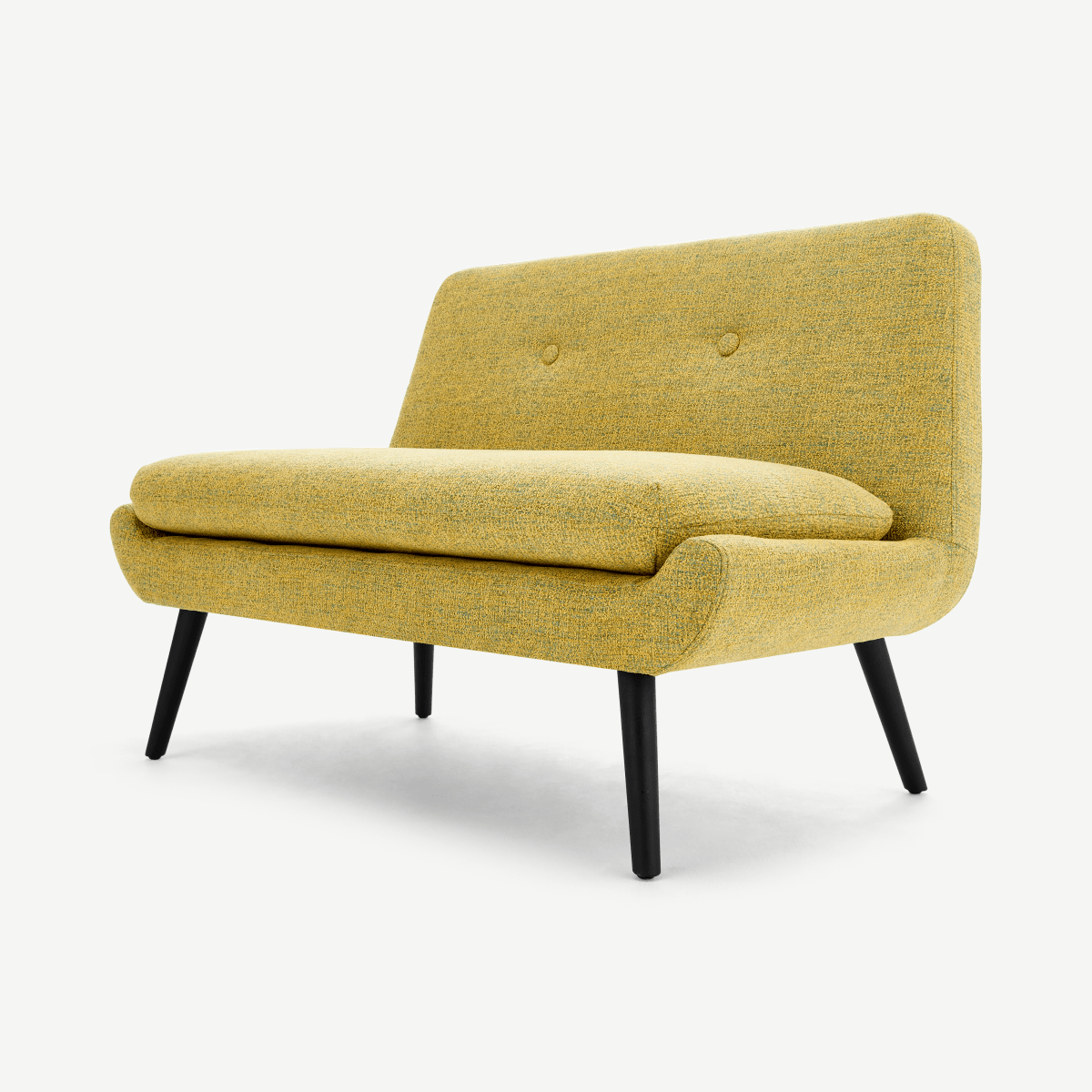 Jonny 2 Seater Sofa, Revival Yellow Weave