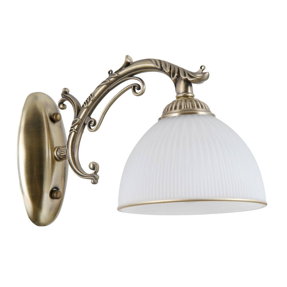 Netlighting Feneza Stylish 1 Light Wall Lamp E27 in Light Bronze