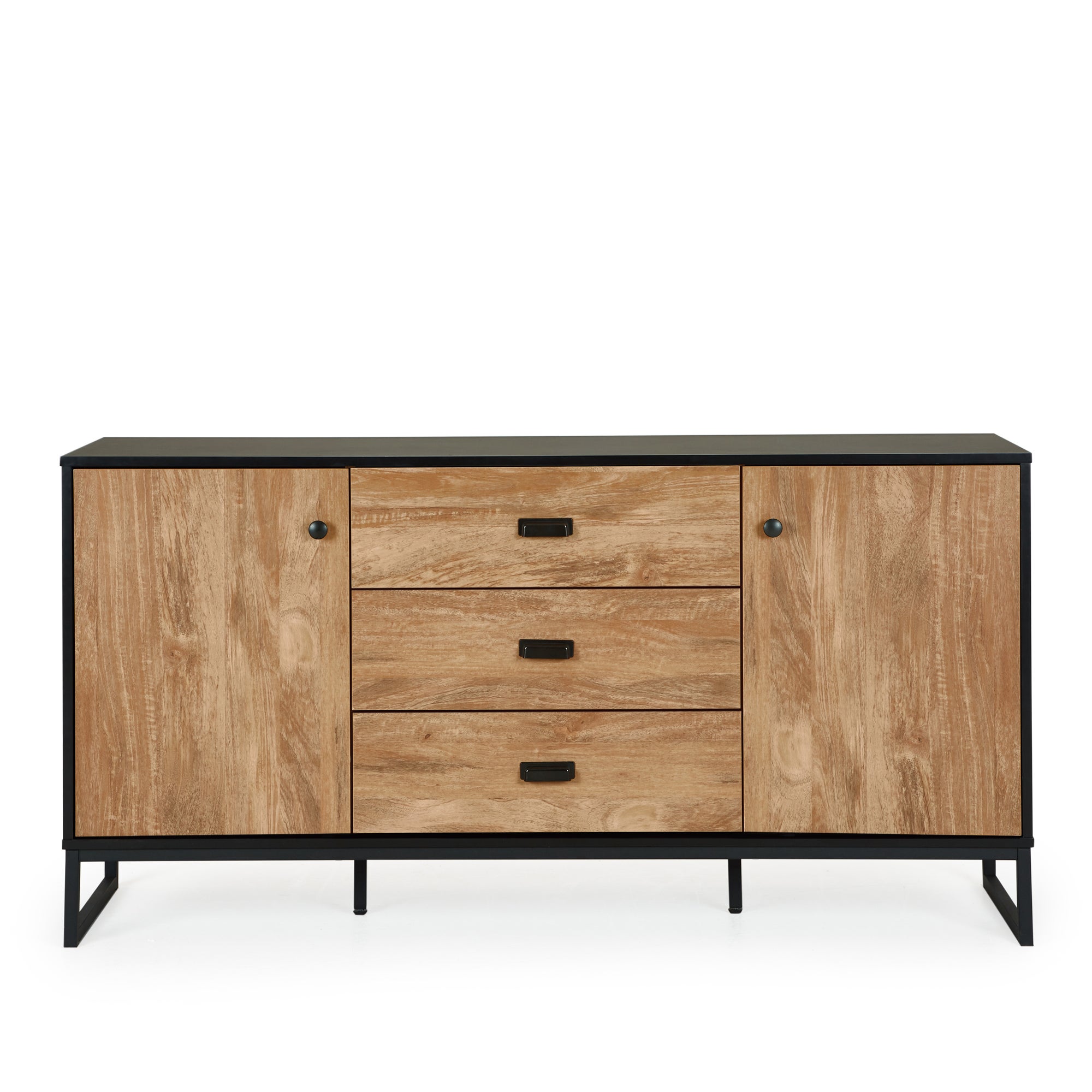 Greenwich Large Sideboard Black and Brown