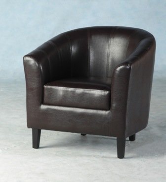 Tempo Tub Chair In Expresso Brown