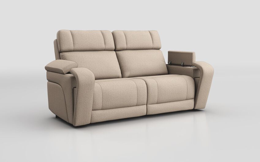 Cream Fabric Adstock 3 Seater Sofa