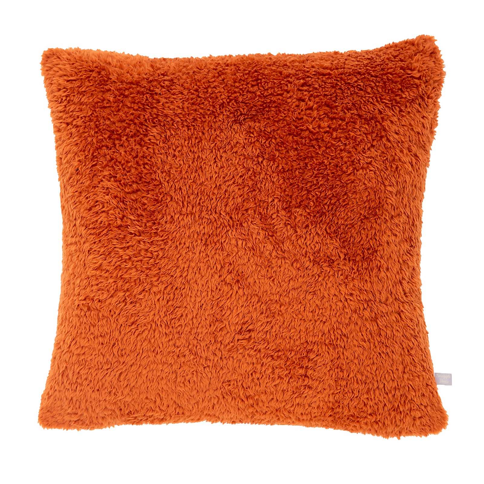 Snuggle Fleece Cushion - 50cm - Terracotta