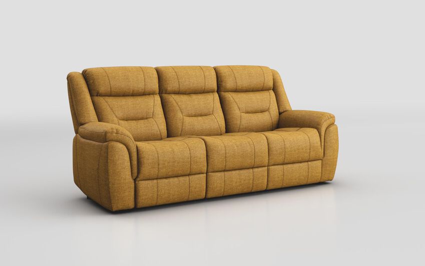Yellow Fabric Ainsdale 3 Seater Sofa