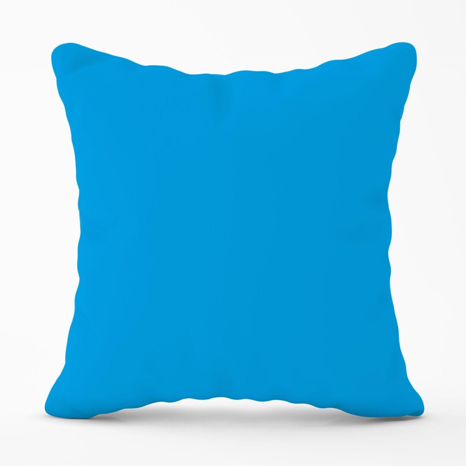 Warren Reed - Designer Electric Blue Outdoor Cushion
