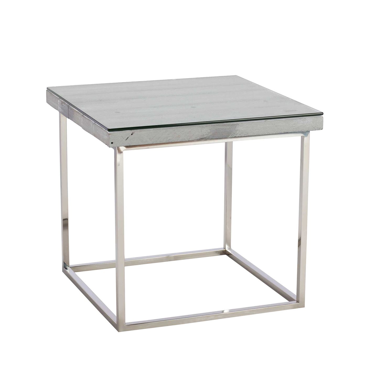 Caspian Chill Reclaimed Wood Side Table