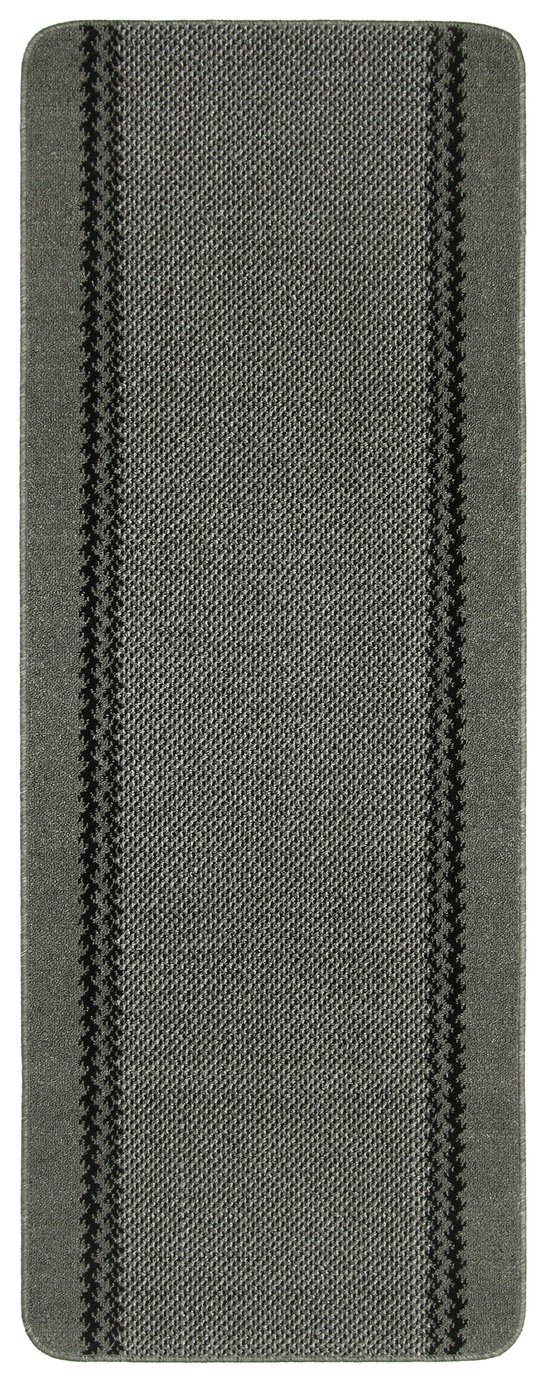 Kilkis Machine Washable Runner - 67x180cm - Charcoal