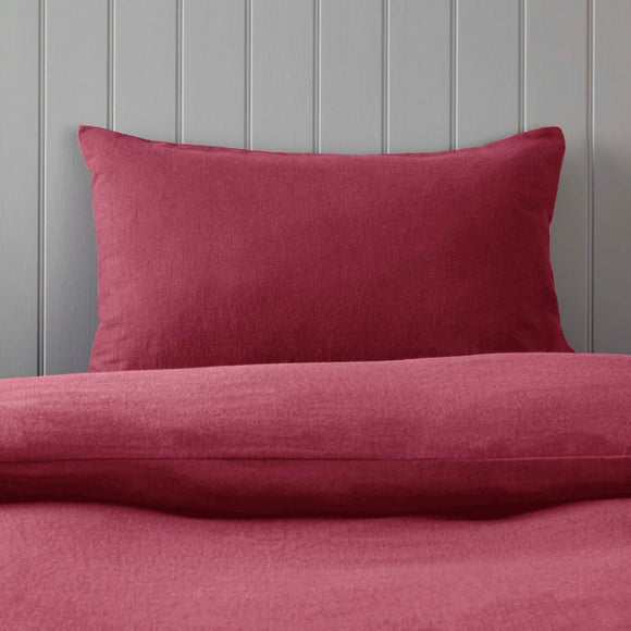 Soft & Cosy Luxury 100% Brushed Cotton Standard Pillowcase Pair