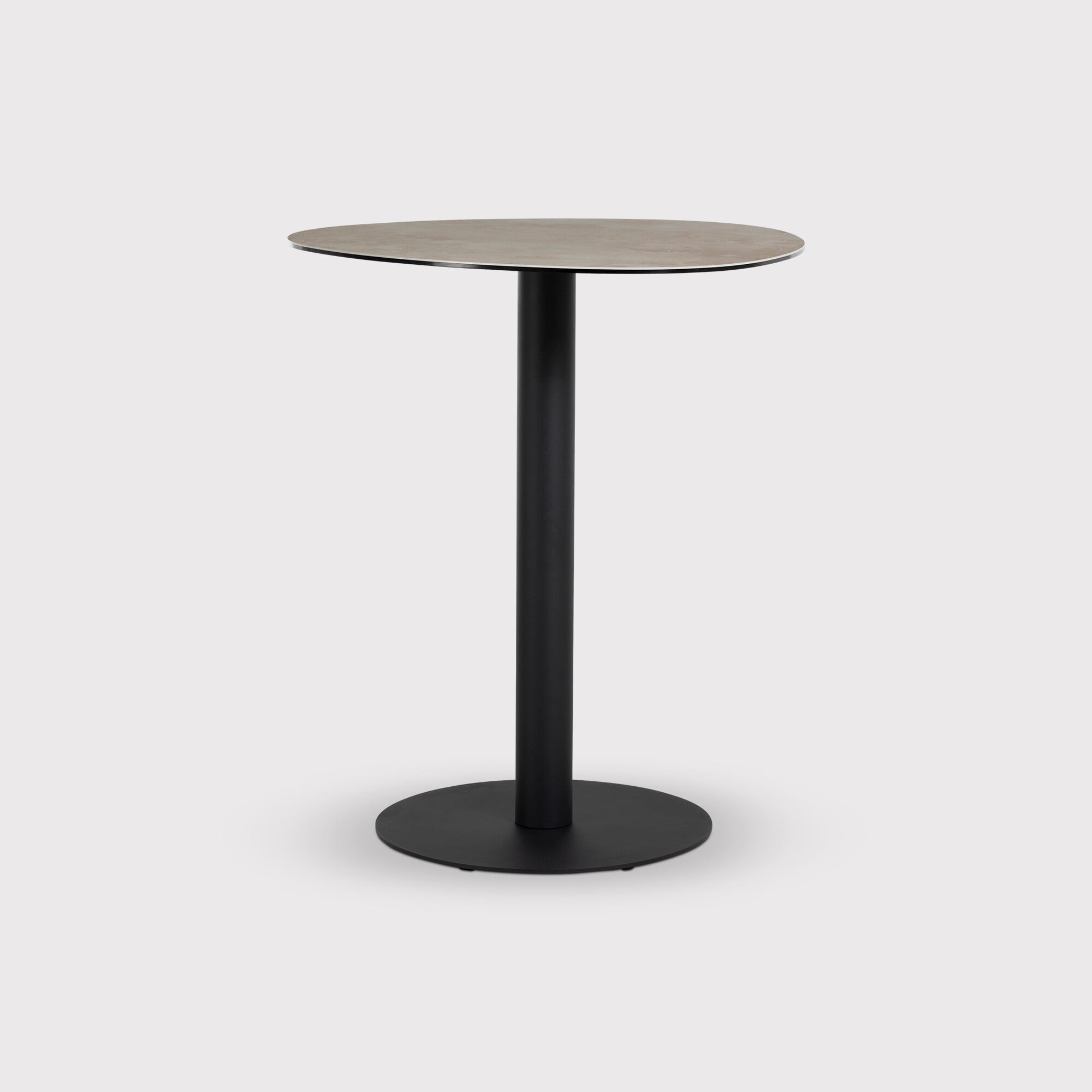 Umea Bar Table, Round, Grey Ceramic | Barker & Stonehouse