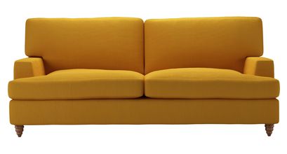 Isla 3 Seat Sofabed in Mango Brushed Linen Cotton - sofa.com
