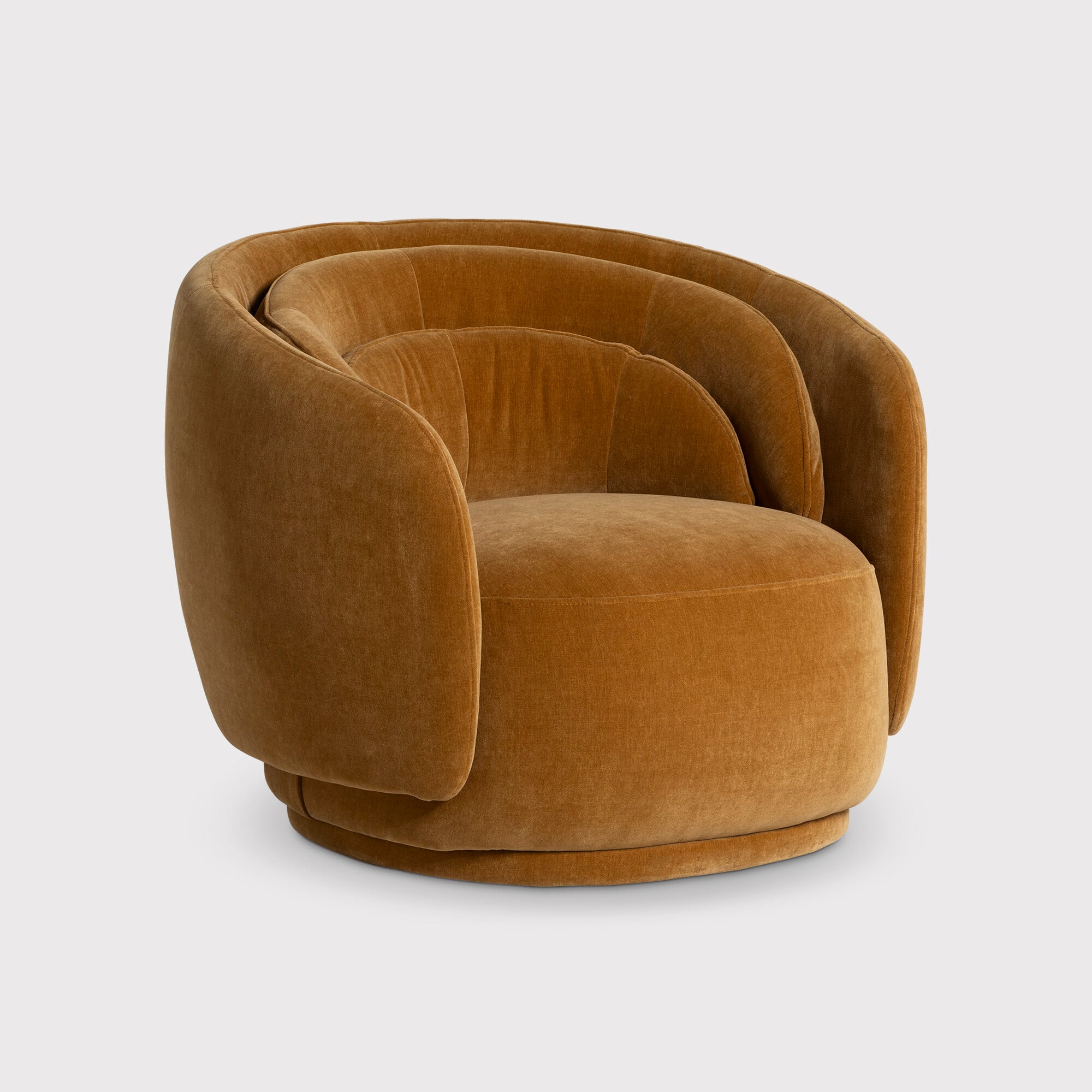Angelo Armchair, Brown Fabric | Barker & Stonehouse