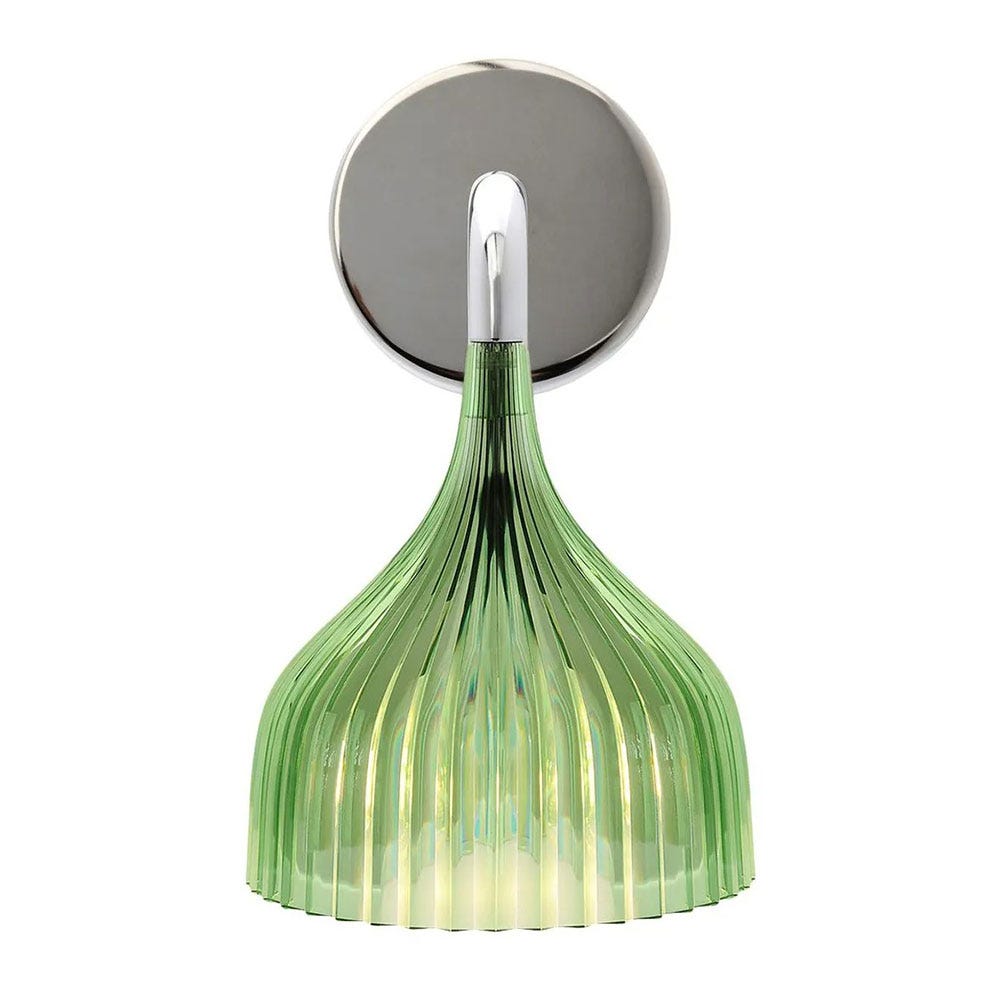 Kartell E' Wall Light Transparent Green 2
