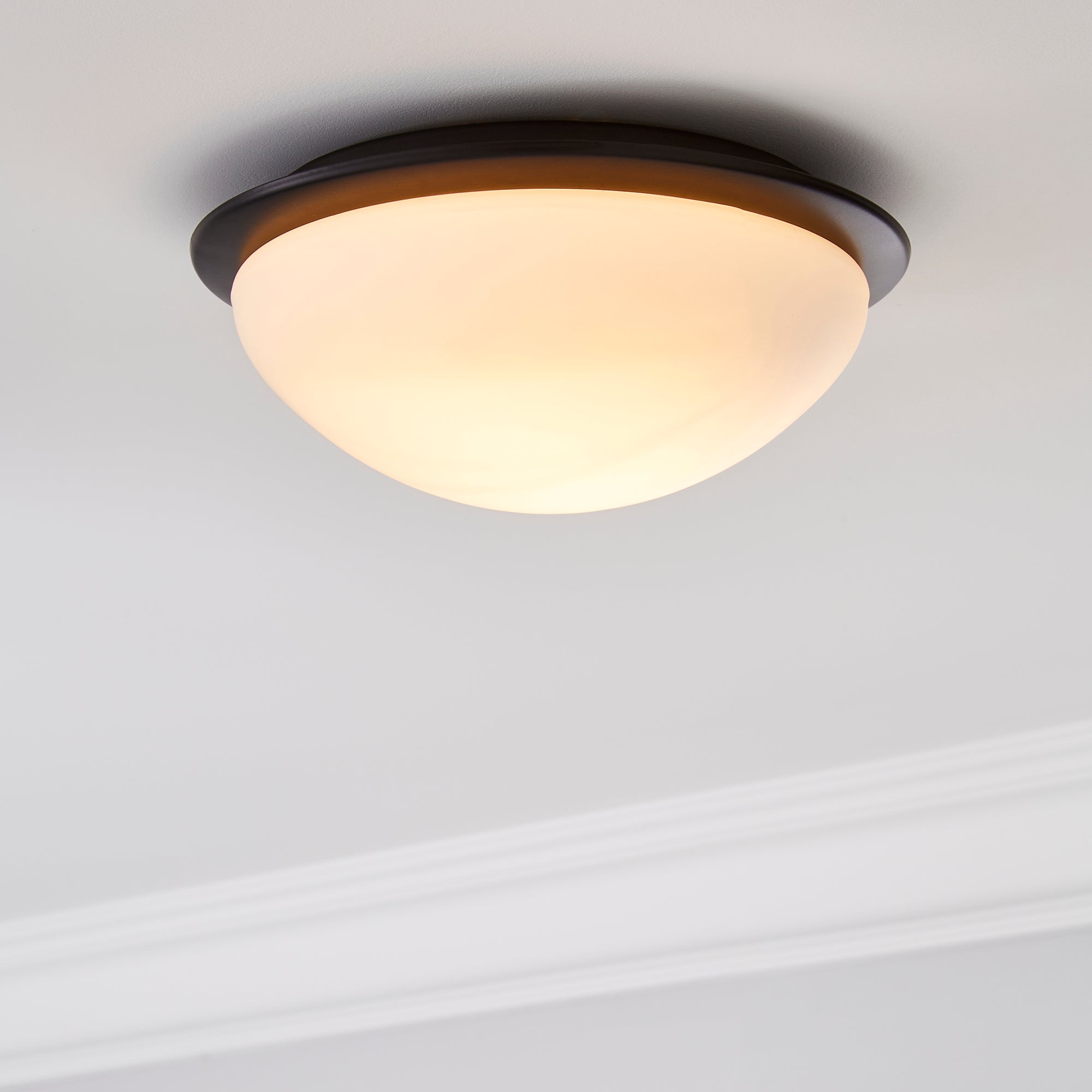 Lotto Bathroom Flush Fitting Matt Black