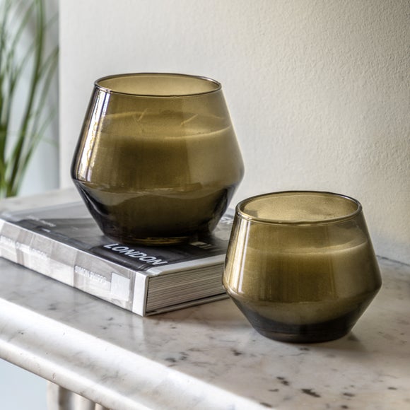 Set of 2 Lime Basil and Manderin Multi Wick Candles