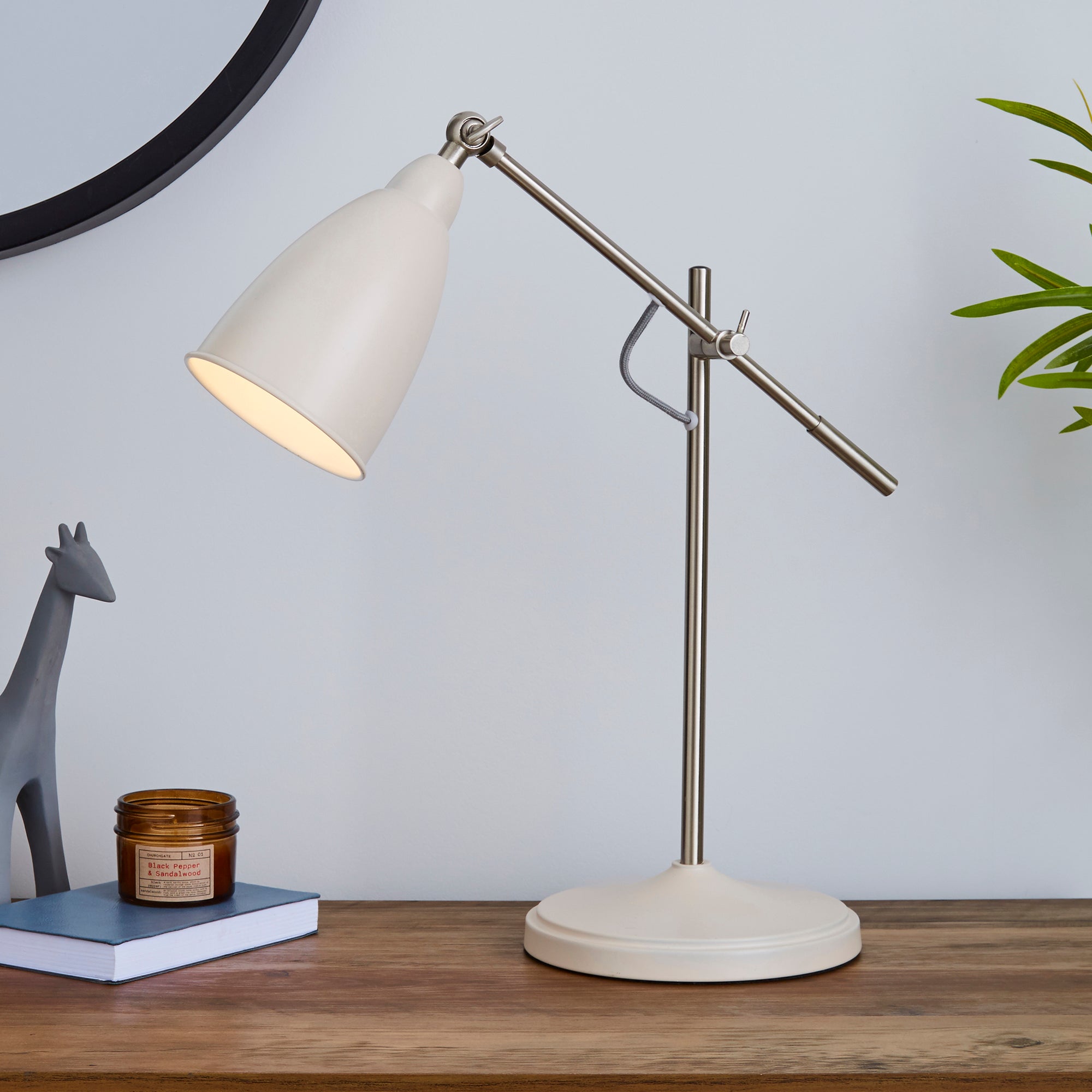 Robson Mushroom Lever Arm Task Desk Lamp Mushroom