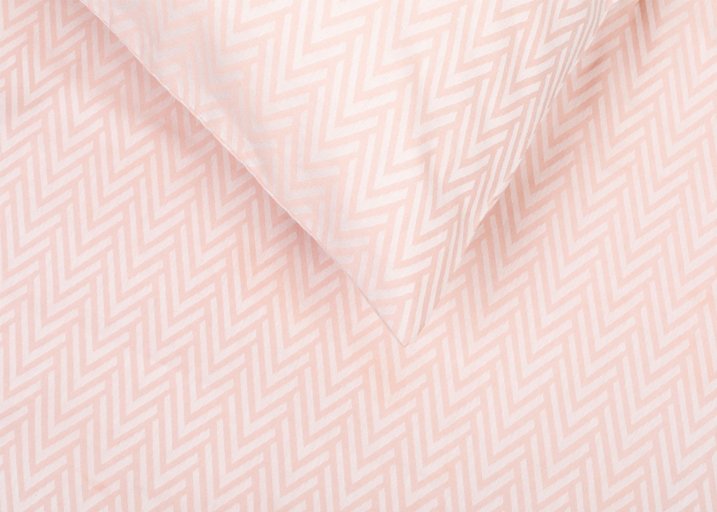 Heal's Herringbone Blush Duvet Cover Super King