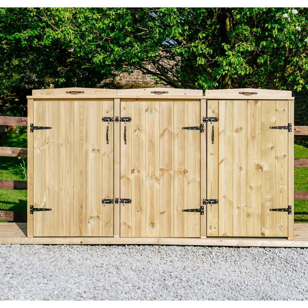 Buttercup Farm Chatburn 6 Box Store - Timber - Fits 6 x Boxes in Brown 2