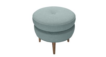 Felix Round Footstool in Holkham Norfolk Cotton - sofa.com