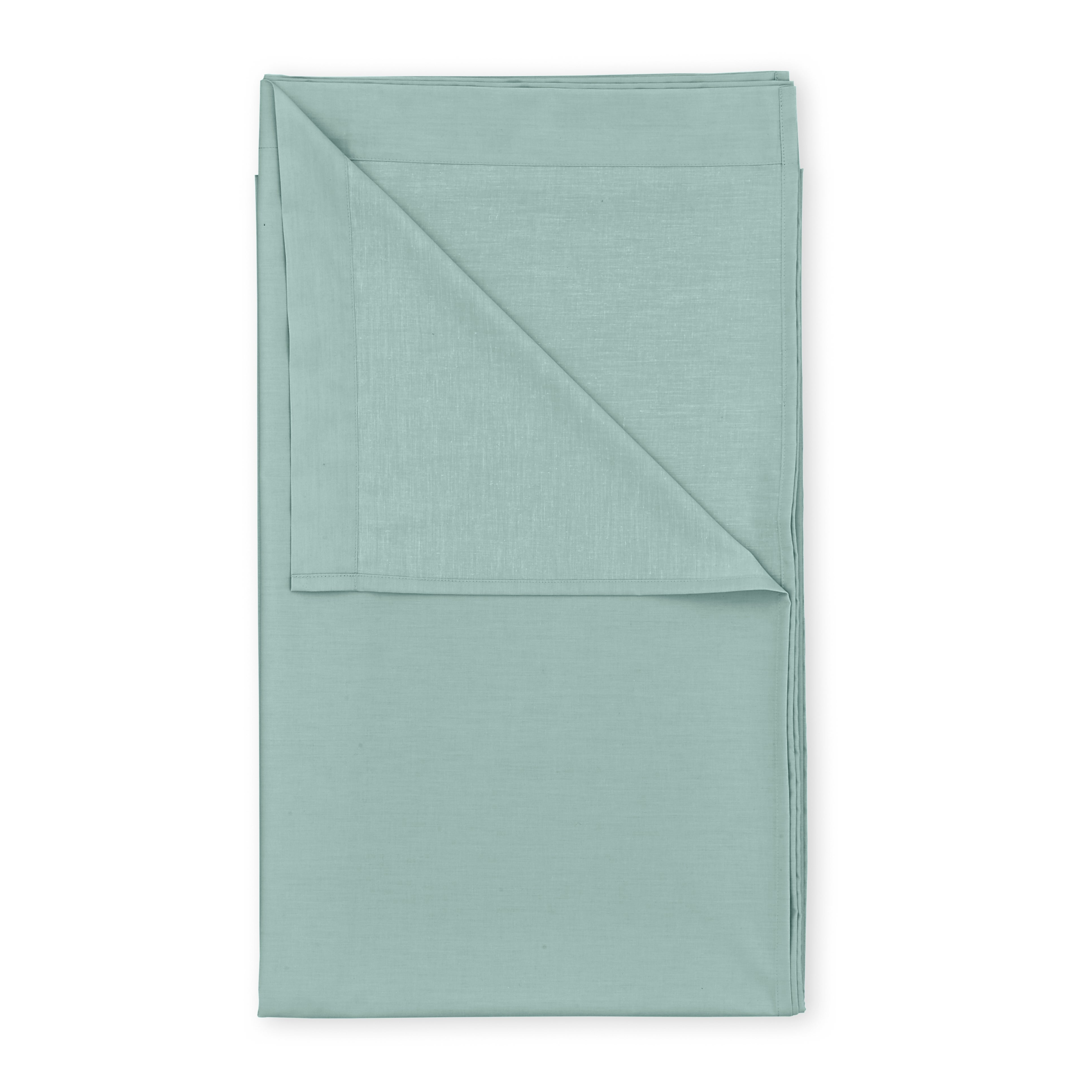 Pure Cotton Flat Sheet Seafoam
