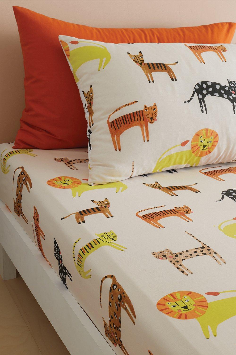 Khari Animals Single Fitted Sheet