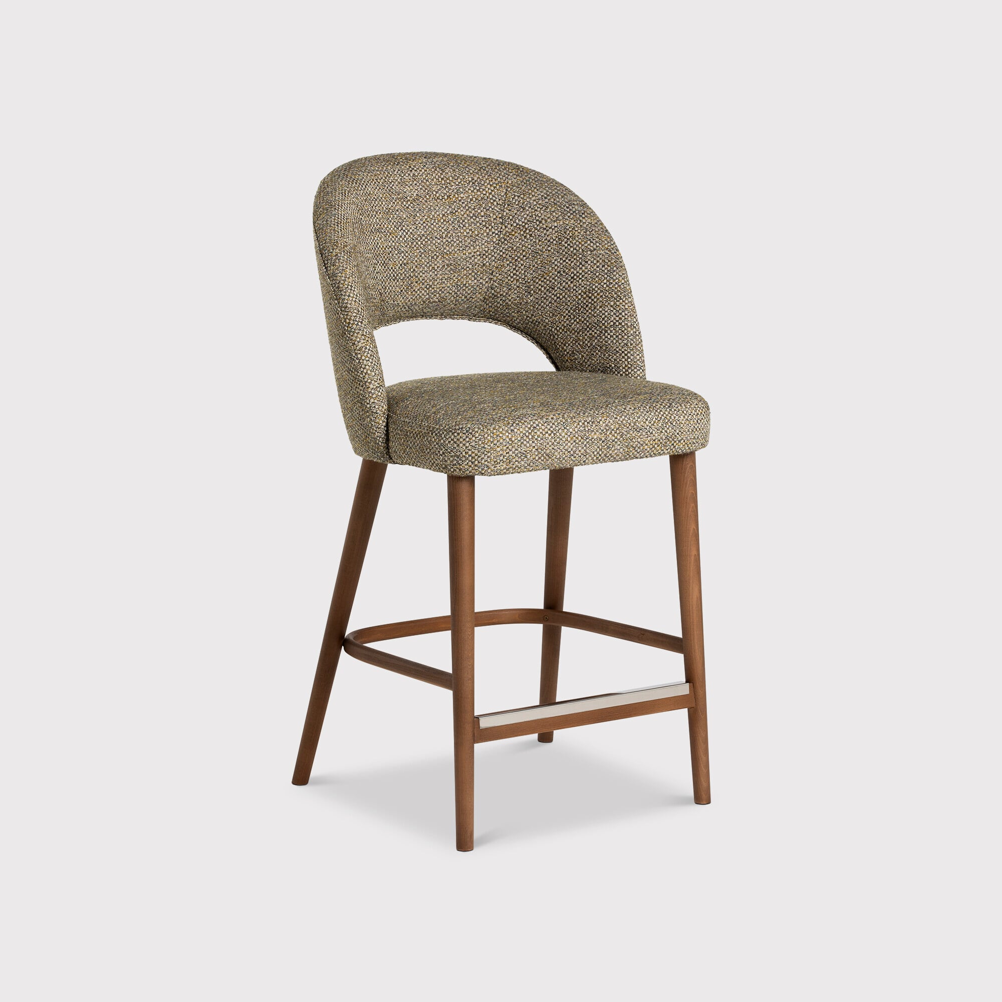 Pure Furniture Beck Counter Stool, Neutral Fabric | Barker & Stonehouse