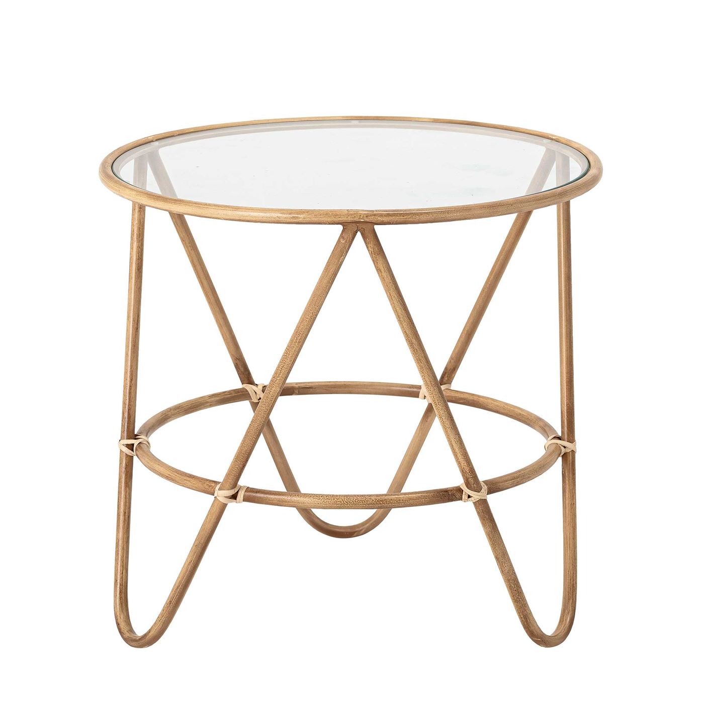 Metal Side Table, Gold