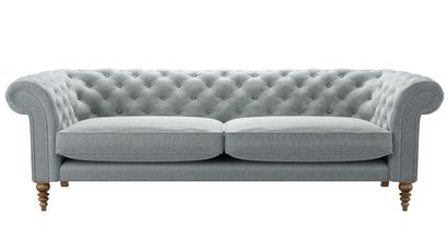 Oscar 4 Seat Sofa in Cirrus Smart Slubby Cotton - sofa.com