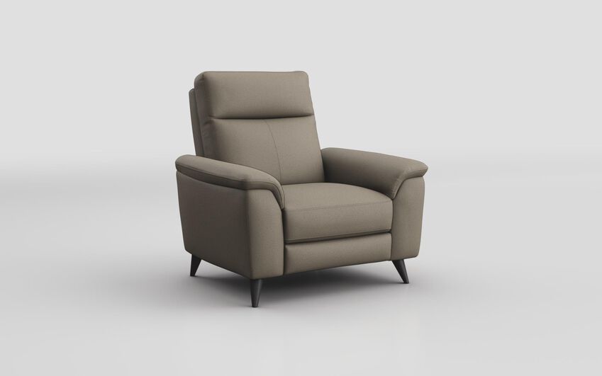 Brown Fabric Saliceto Armchair
