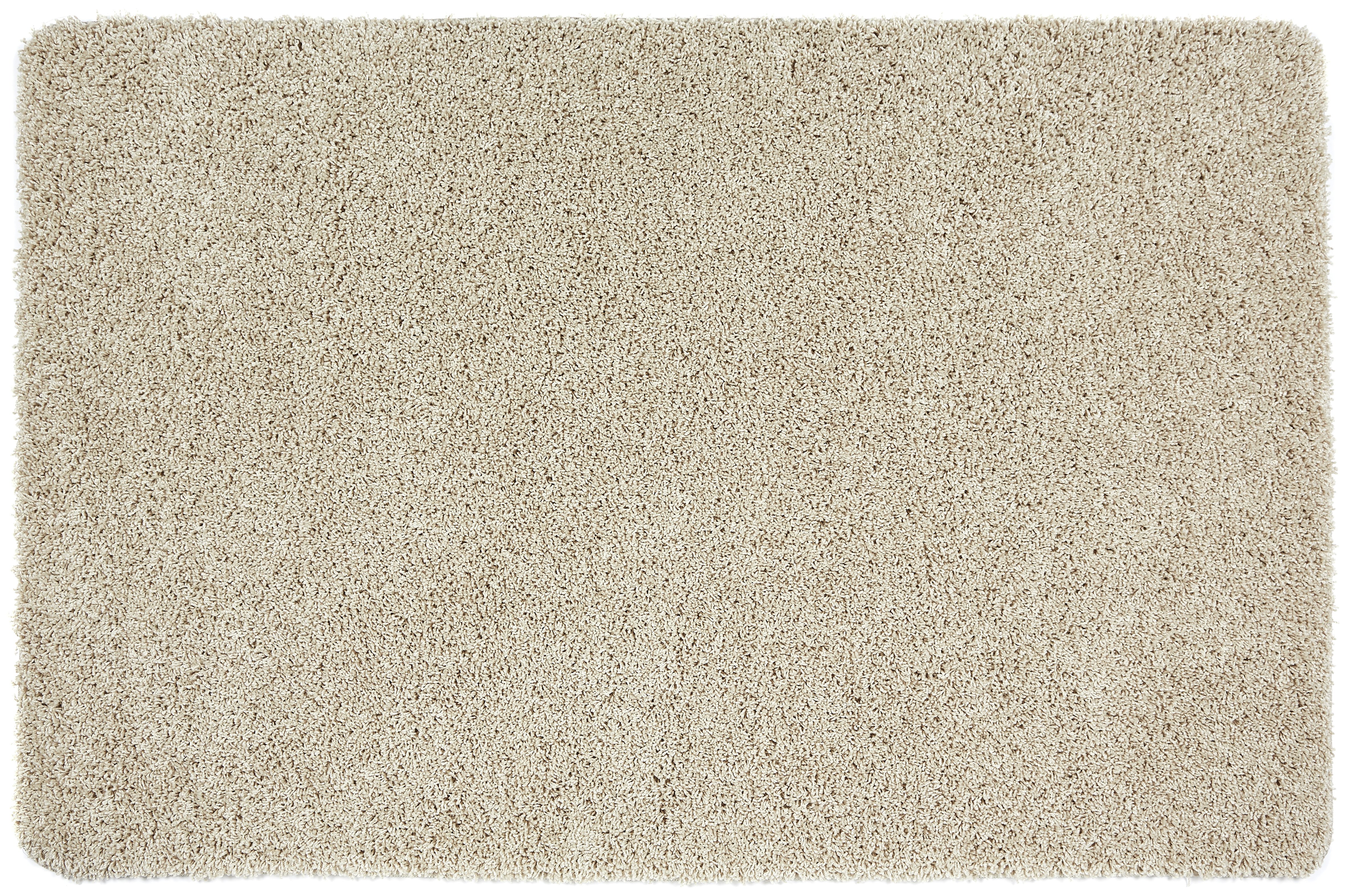 Buddy Plain Shaggy Mat  Rug - 150x67cm - Stone.