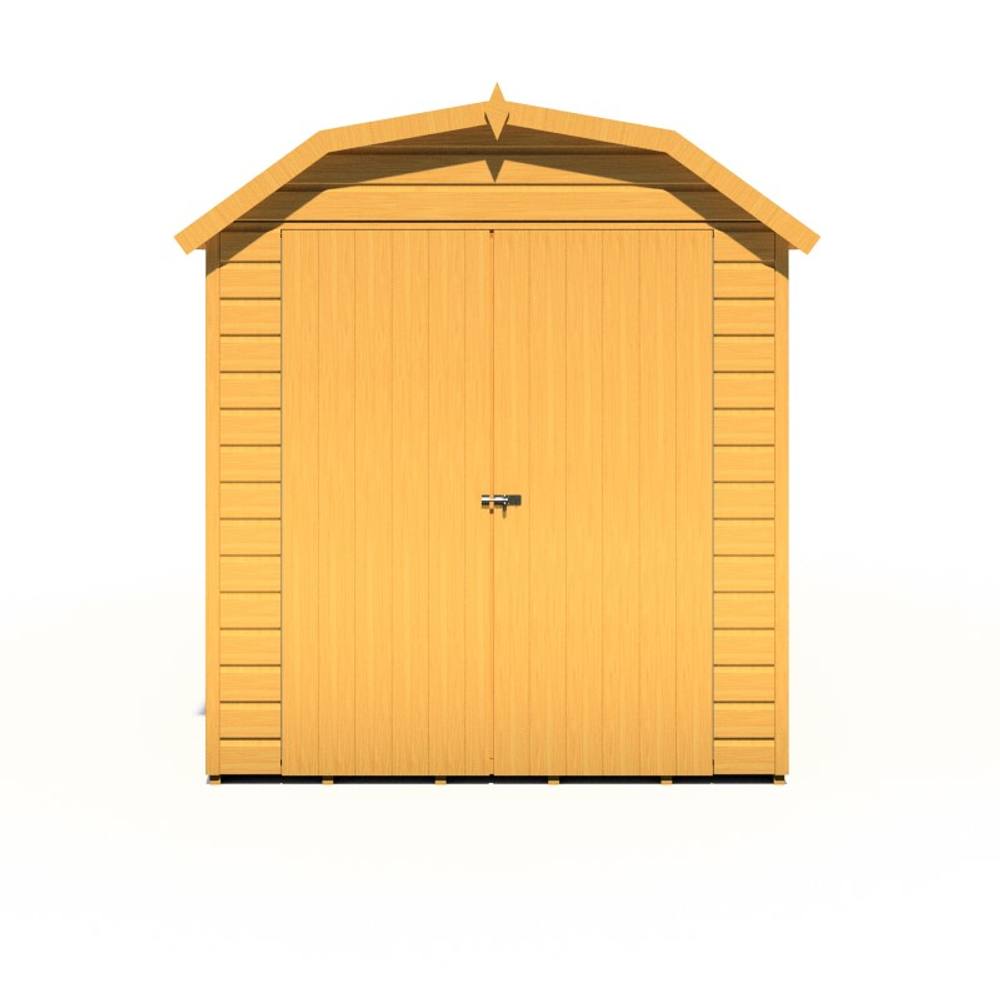 Shires Barn 10x6 DD Premium Sheds - L197.8 x W311.4 x H212.8 cm in Brown