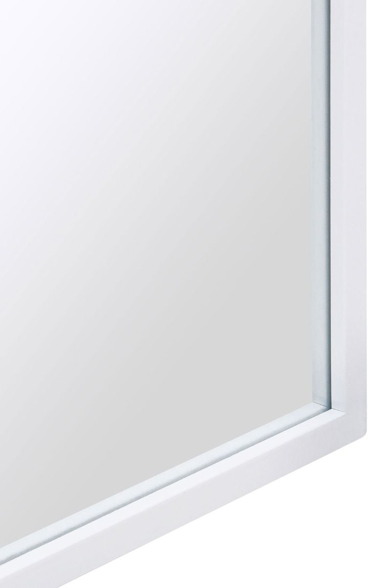 MirrorOutlet White Framed Arched Leaner/Wall Garden Mirror 79" x 39" (200x100CM) 4